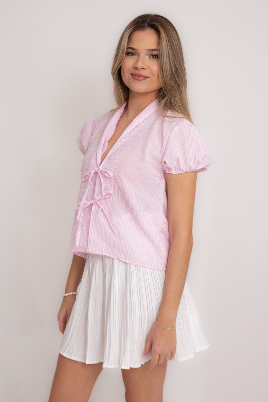 Bata com Golinha Rosa Alecrim
