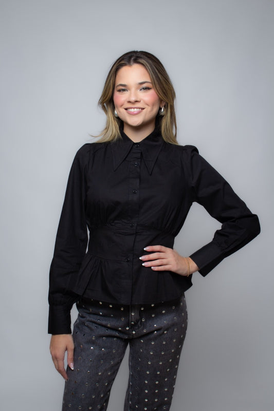 Camisa com gola Dance no More