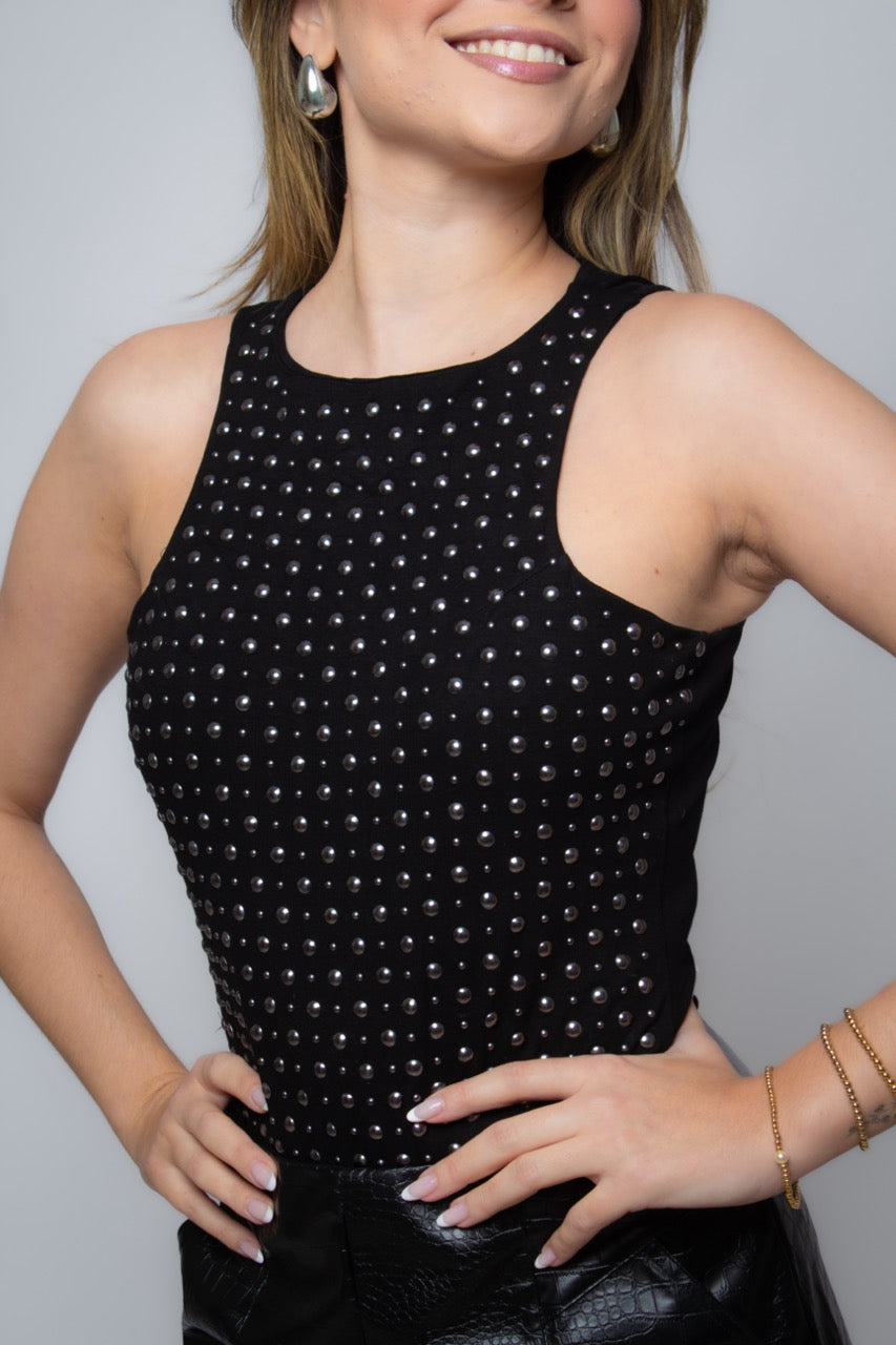 Body com tachinhas Pop