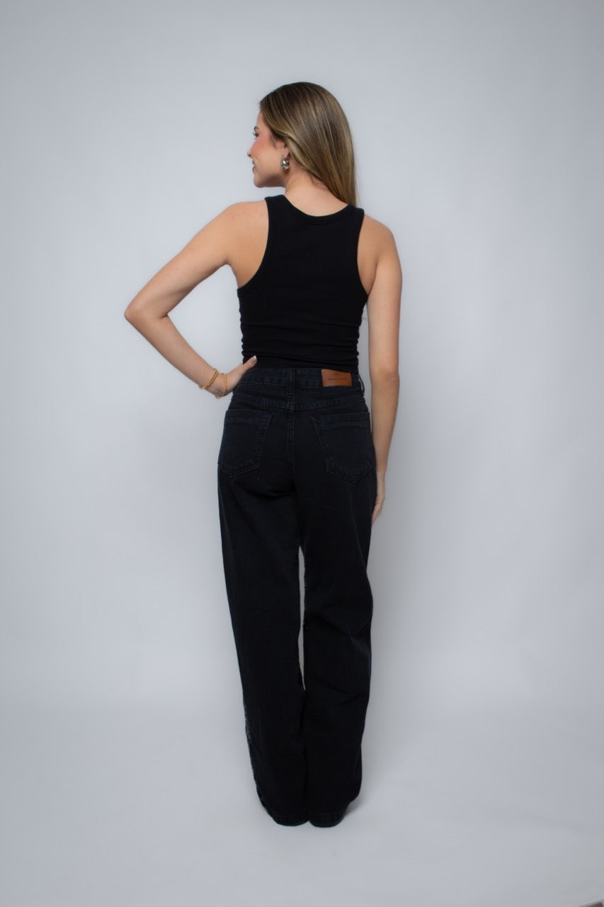Calça preta Taste Back (Mandacaru)