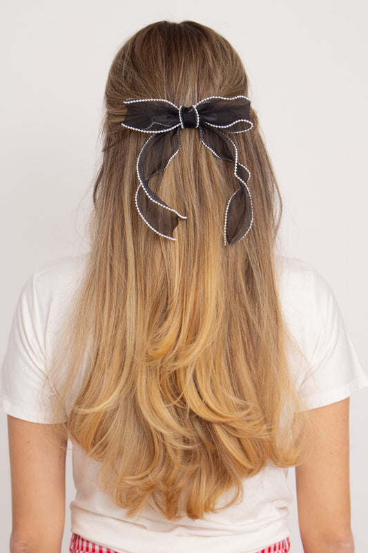 Laço de Cabelo Preto