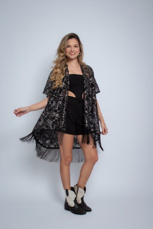 Kimono com Franjas Quipá - Image 2
