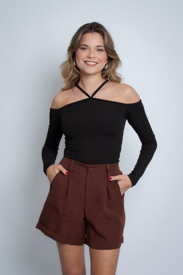 Short Dália Marrom - Image 2