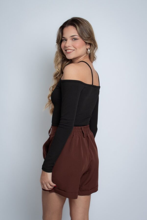 Short Dália Marrom - Image 3