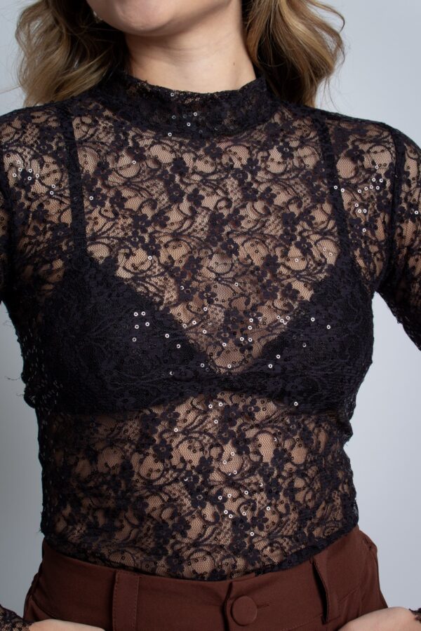 Blusa de Tule com paetê Gaura - Image 5